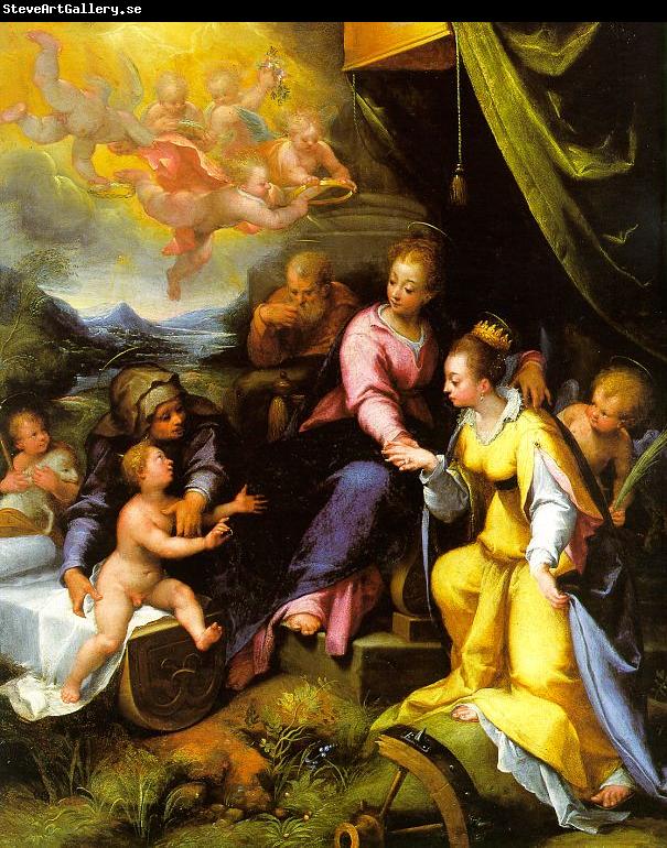 Calvaert, Denys The Mystic Marriage of St. Catherine